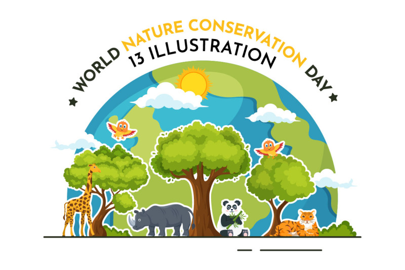 13-world-nature-conservation-day-illustration