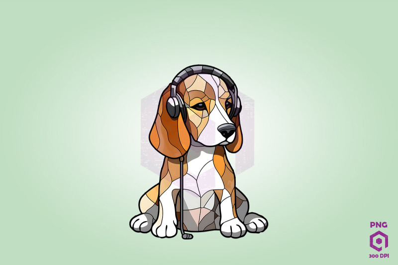 beagle-wearing-headphones