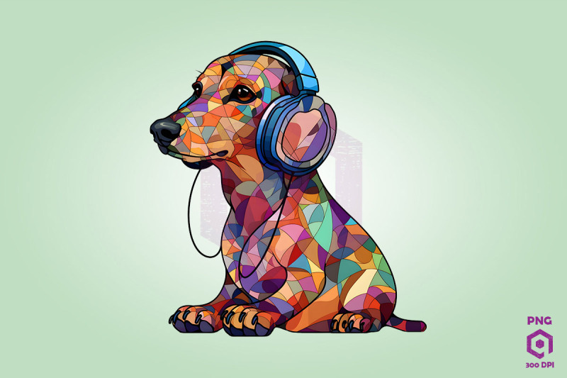 dachshund-wearing-headphones