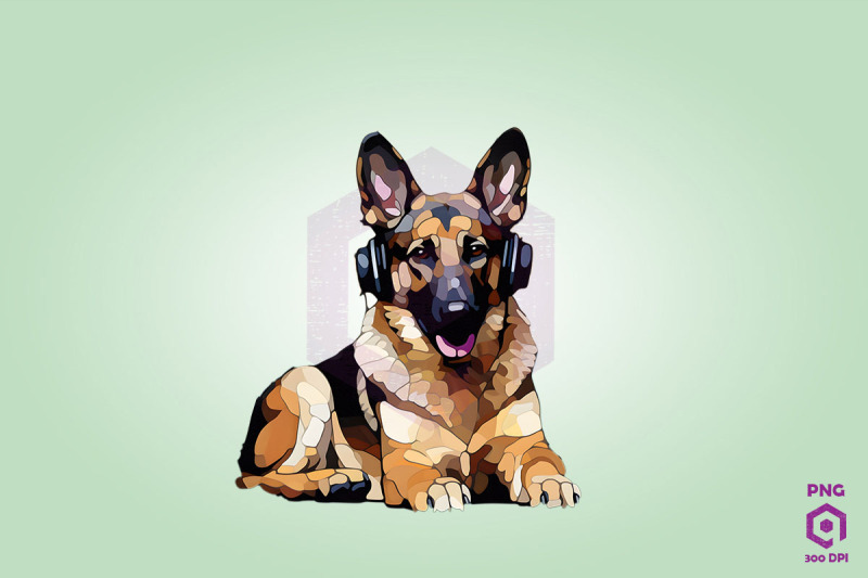 german-shepherd-wearing-headphones