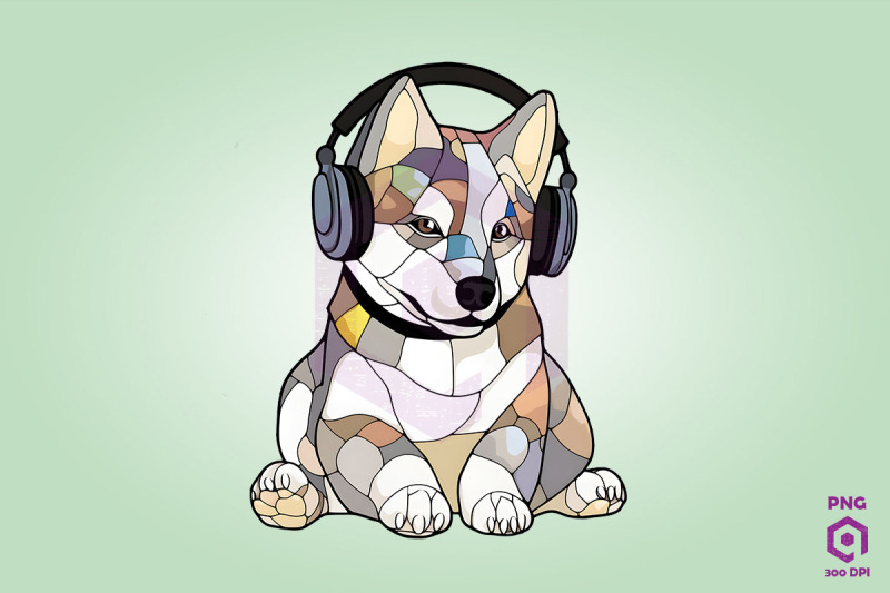 siberian-husky-wearing-headphones