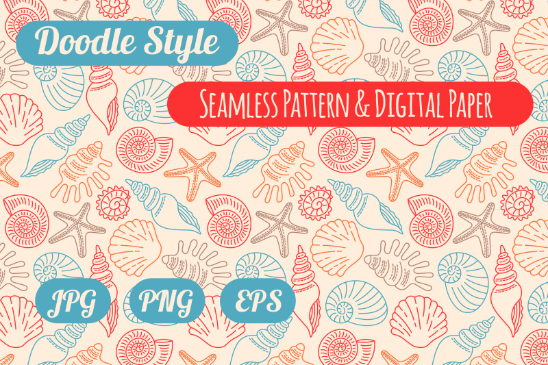 seashells-summer-seamless-pattern-amp-digital-paper