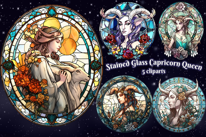 stained-glass-capricorn-queen-sublimation