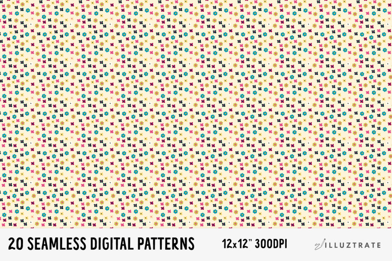 wild-flowers-digital-paper-spring-seamless-patterns