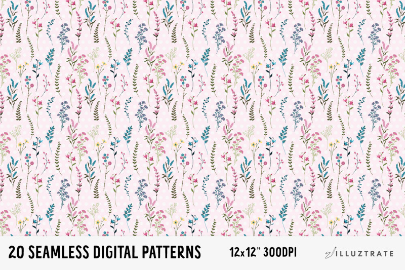 wild-flowers-seamless-patterns-spring-digital-paper