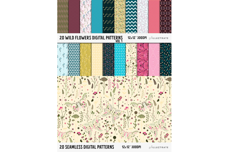 wild-flowers-seamless-patterns-spring-digital-paper