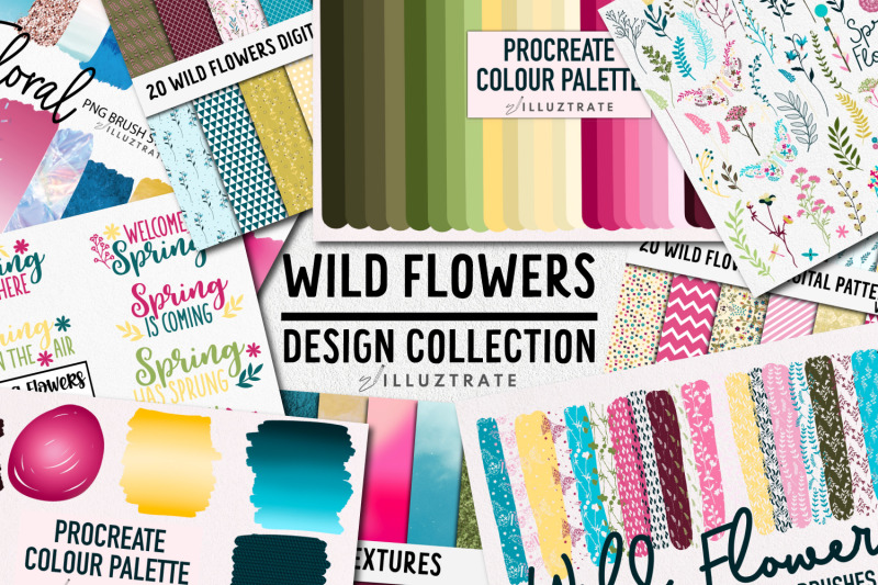 wild-flowers-design-collection-clipart-amp-digital-paper