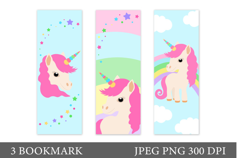 unicorn-bookmark-sublimation-unicorn-bookmark-design