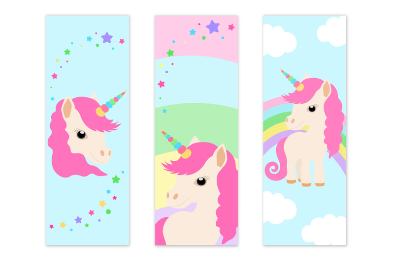 unicorn-bookmark-sublimation-unicorn-bookmark-design