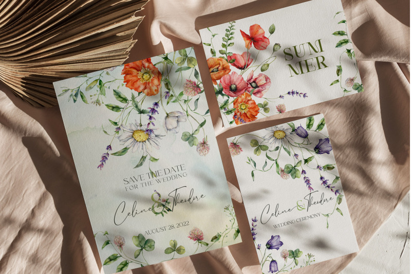5-summer-wildflower-cards-invitation-watercolor-clipart-png
