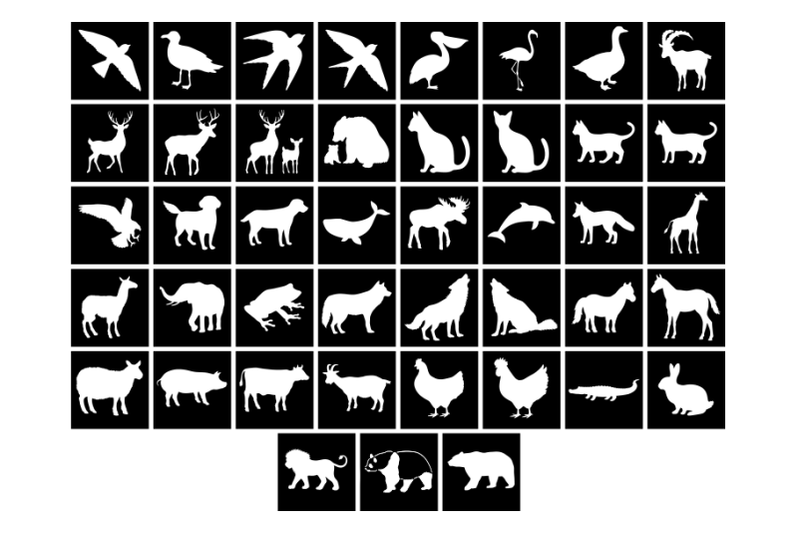 43-animals-stencil-animals-bundles-digital-stencil-templates