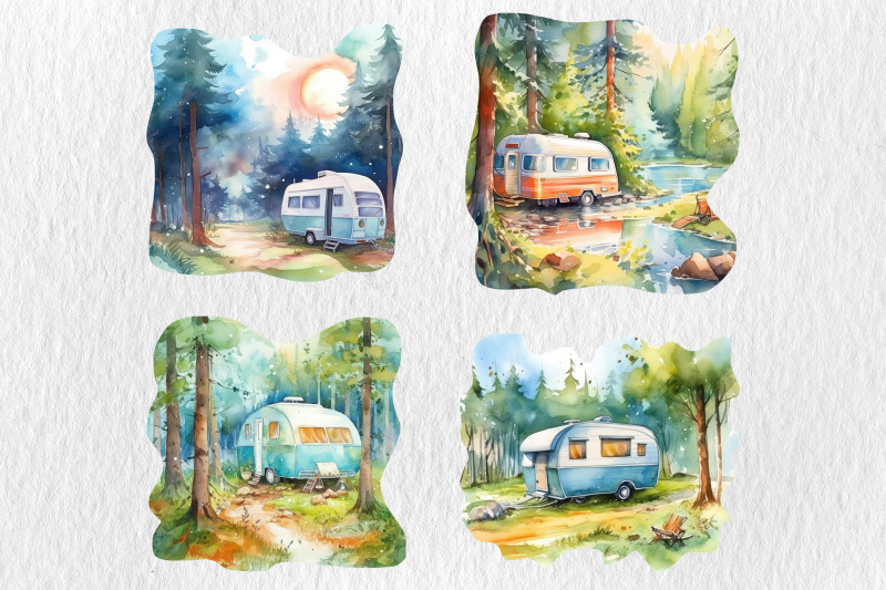 watercolor-camper-clipart