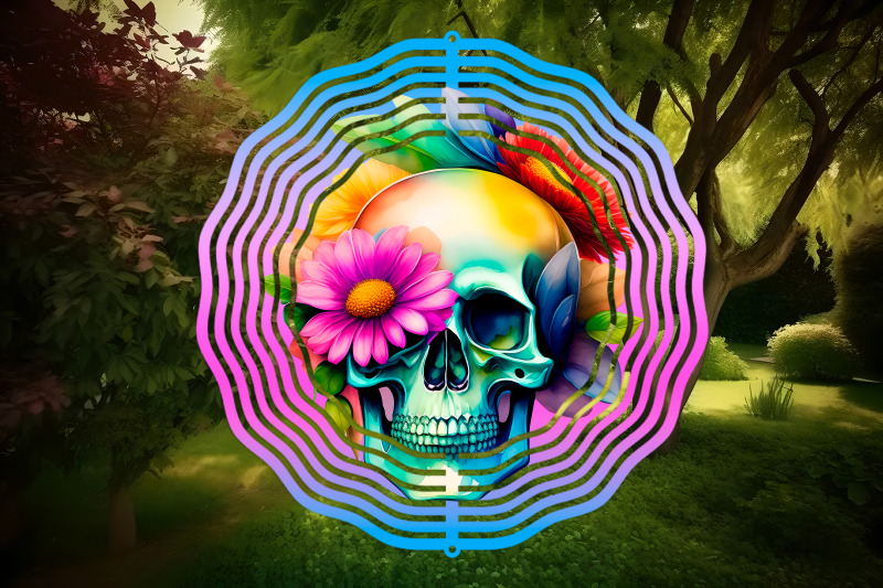 skull-wind-spinner-design-skull-flower-sublimation