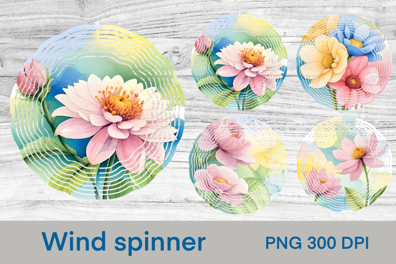 summer-wind-spinner-sublimation-pink-flower-wind-spinner