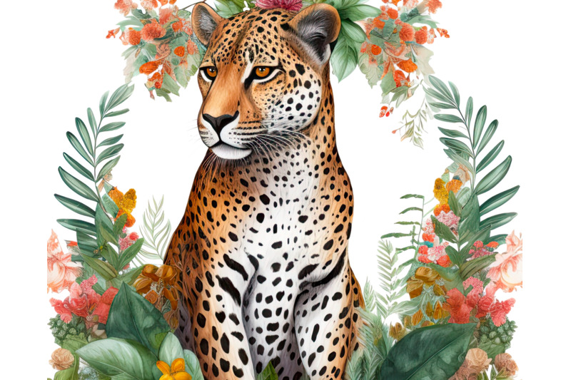 leopard-in-flowers-png-clipart-10-png-files