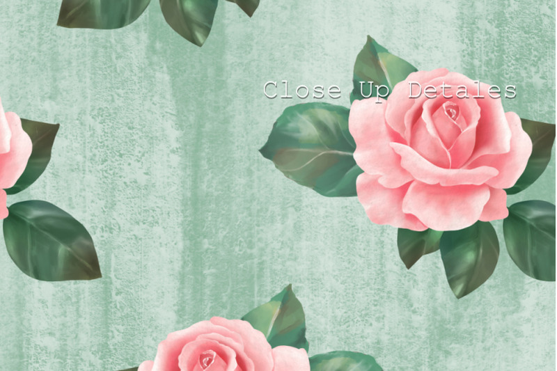 seamless-patterns-of-pink-roses