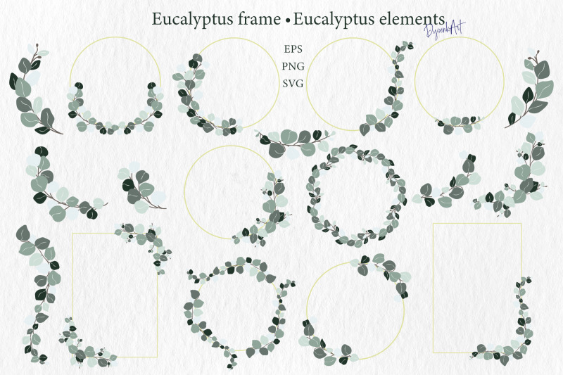 eucalyptus-clipart-border-frame