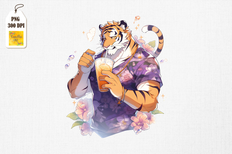 father-tiger-drinking-summertime-bundle