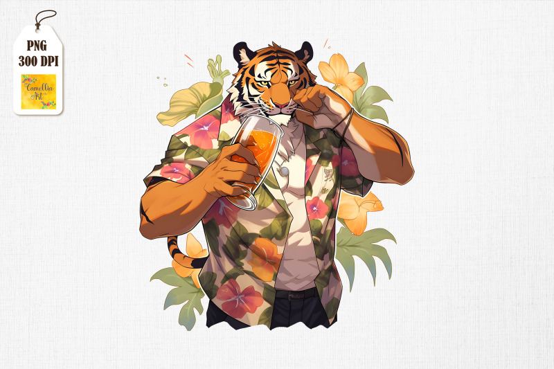 father-tiger-drinking-summertime-bundle