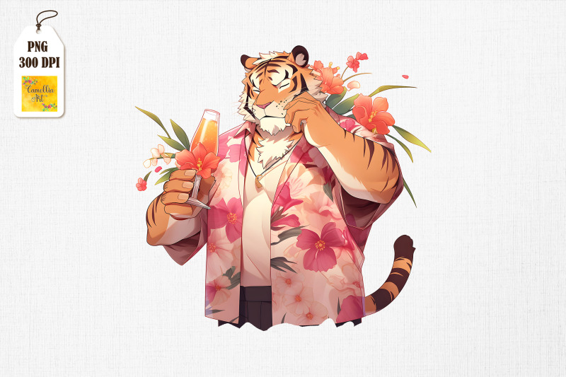 father-tiger-drinking-summertime-bundle