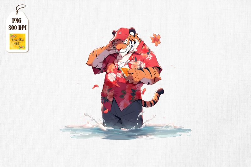 father-tiger-drinking-summertime-bundle