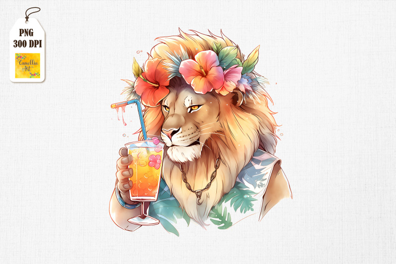 father-lion-drinking-summertime-bundle