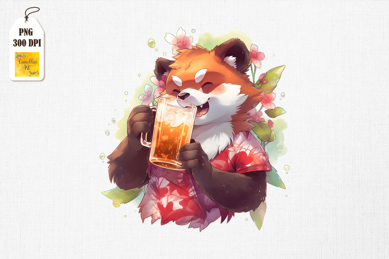 dad-red-panda-drinking-summertime-bundle