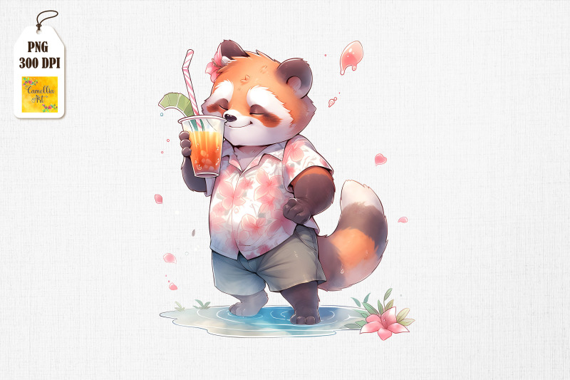 dad-red-panda-drinking-summertime-bundle