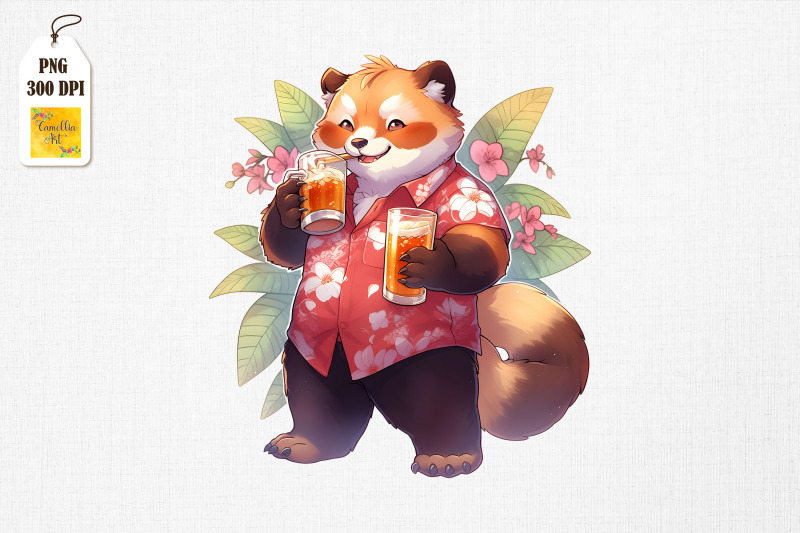 dad-red-panda-drinking-summertime-bundle