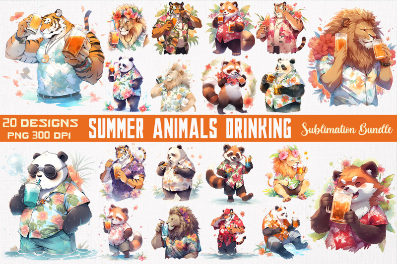father-animals-drinking-summer-bundle