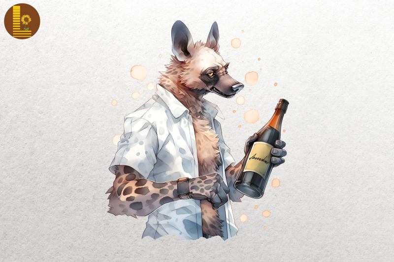 gangster-father-hyena-drinking-bundle