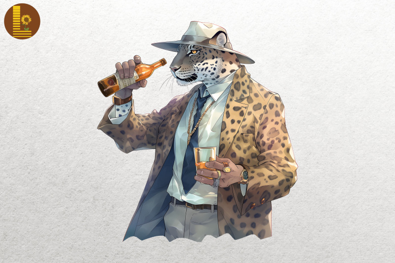 gangster-father-leopard-drinking-bundle