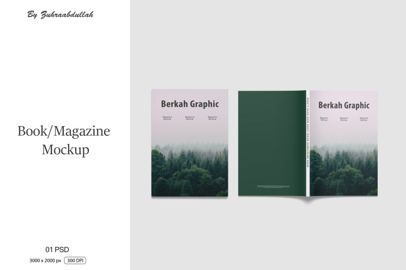 book-magazine-mockup