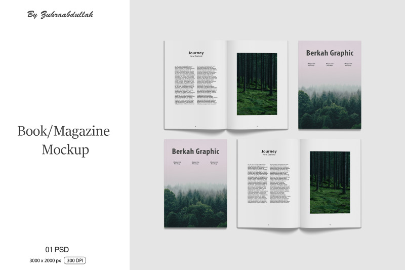 book-magazine-mockup