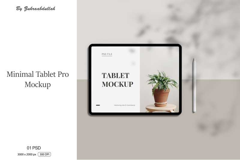 minimal-tablet-pro-mockup