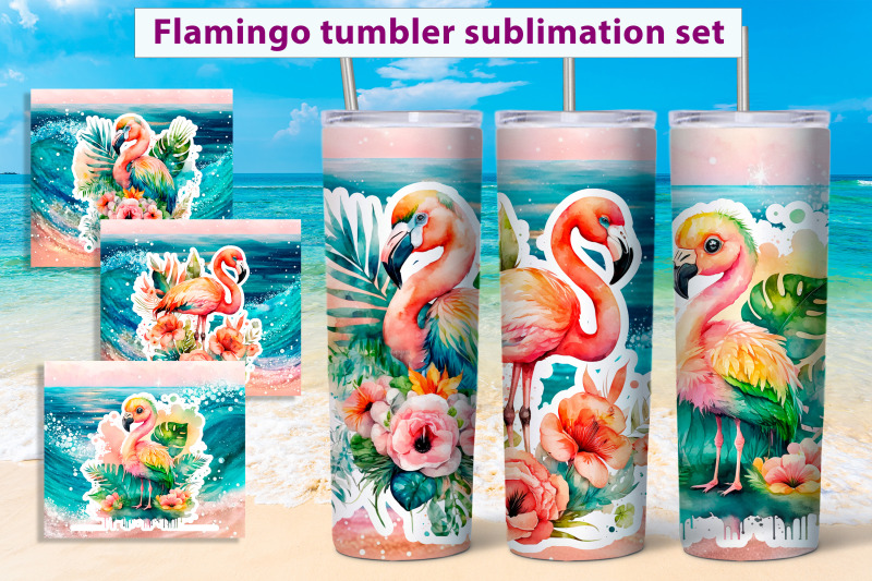summer-tumbler-sublimation-png-flamingo-tumbler-wrap-design