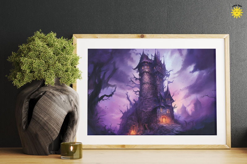 watercolor-dark-fantasy-tower-backgrounds