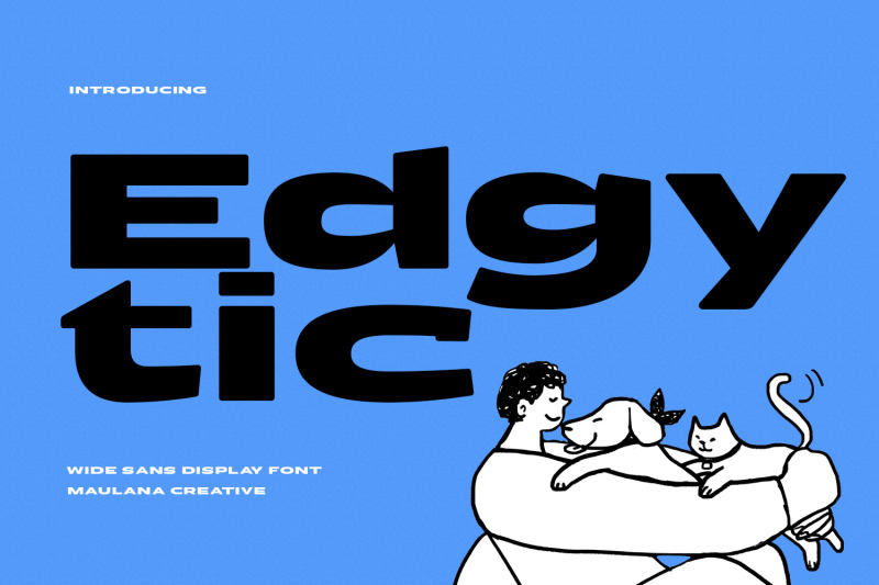 edgytic-wide-sans-display-font