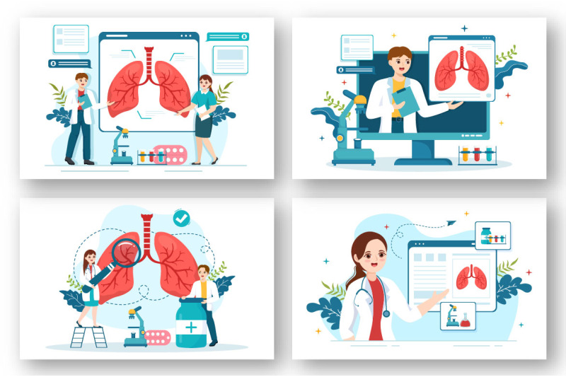 12-pulmonologist-vector-illustration