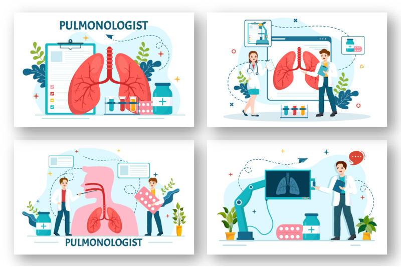 12-pulmonologist-vector-illustration