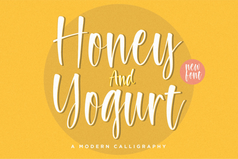honey-and-yogurt-font