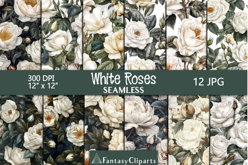 hand-drawn-watercolor-white-roses-and-peonies-textures