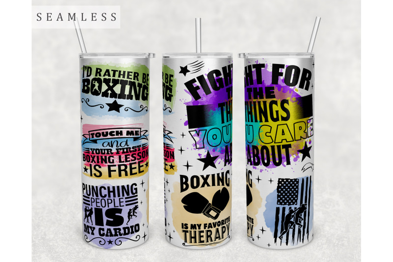 boxing-quotes-tumbler-wrap-20-oz-skinny-tumbler-sublimation-design