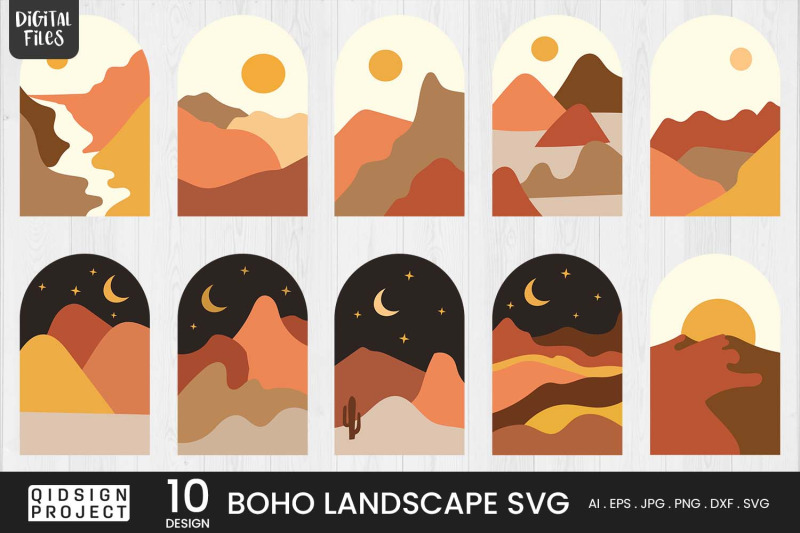 boho-landscape-svg-10-variations