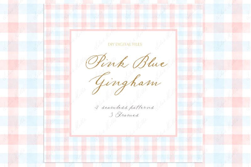 gingham-pastel-blue-pink-pattern-frames-diy