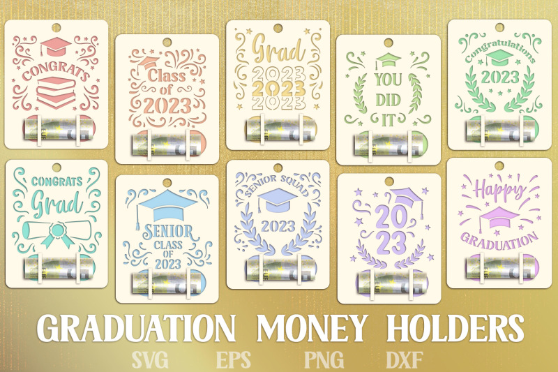 10-graduation-money-card-svg-templates