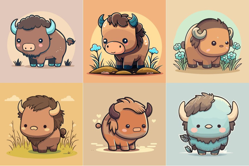 cartoon-buffalo-character