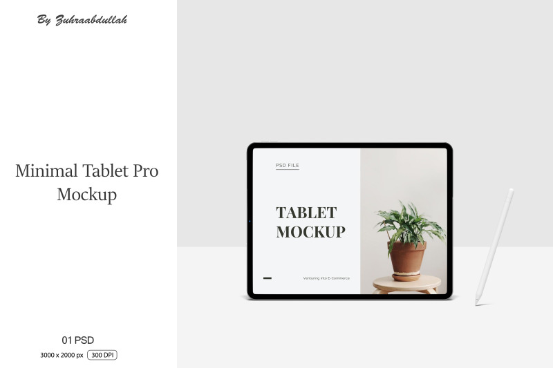 minimal-tablet-pro-mockup