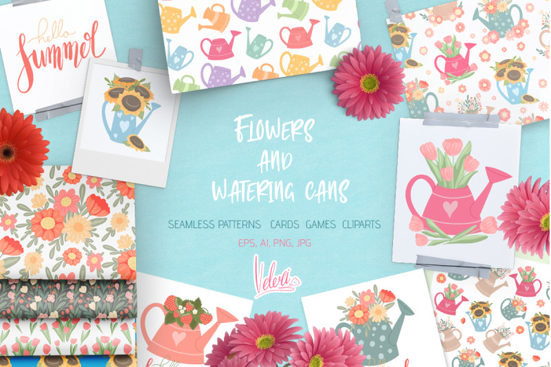 vector-set-flowers-and-watering-cans