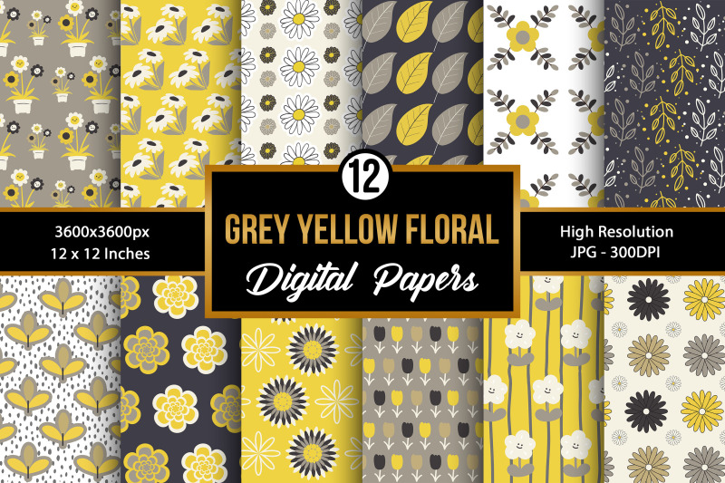 grey-amp-yellow-flowers-seamless-pattern-digital-papers